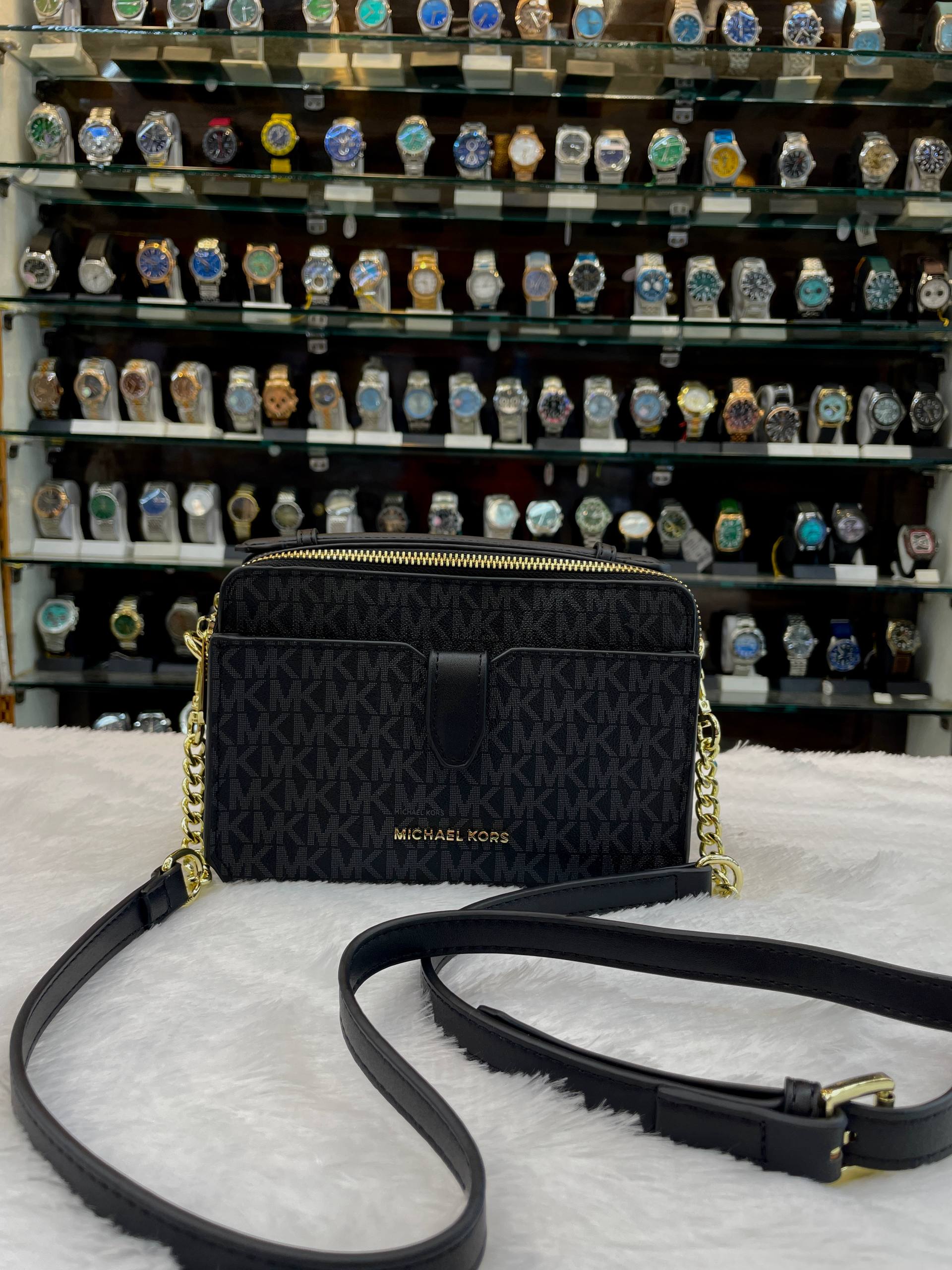 MICHAEL KORS JET SET Set CROSSBODY BAG FULL BLACK FOR GIRLS