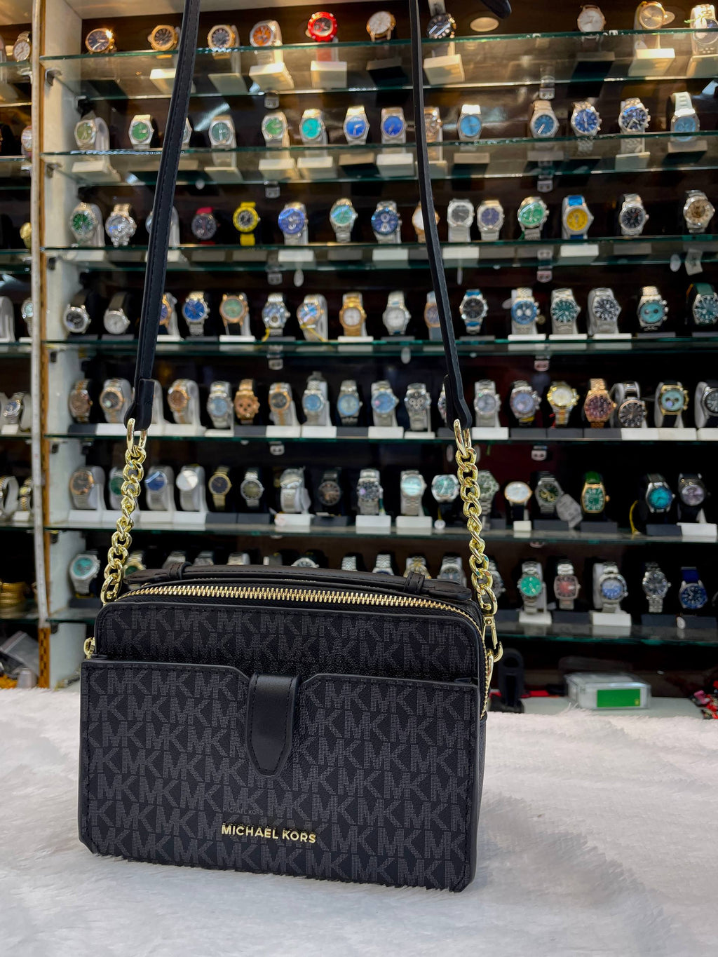 MICHAEL KORS JET SET Set CROSSBODY BAG FULL BLACK FOR GIRLS