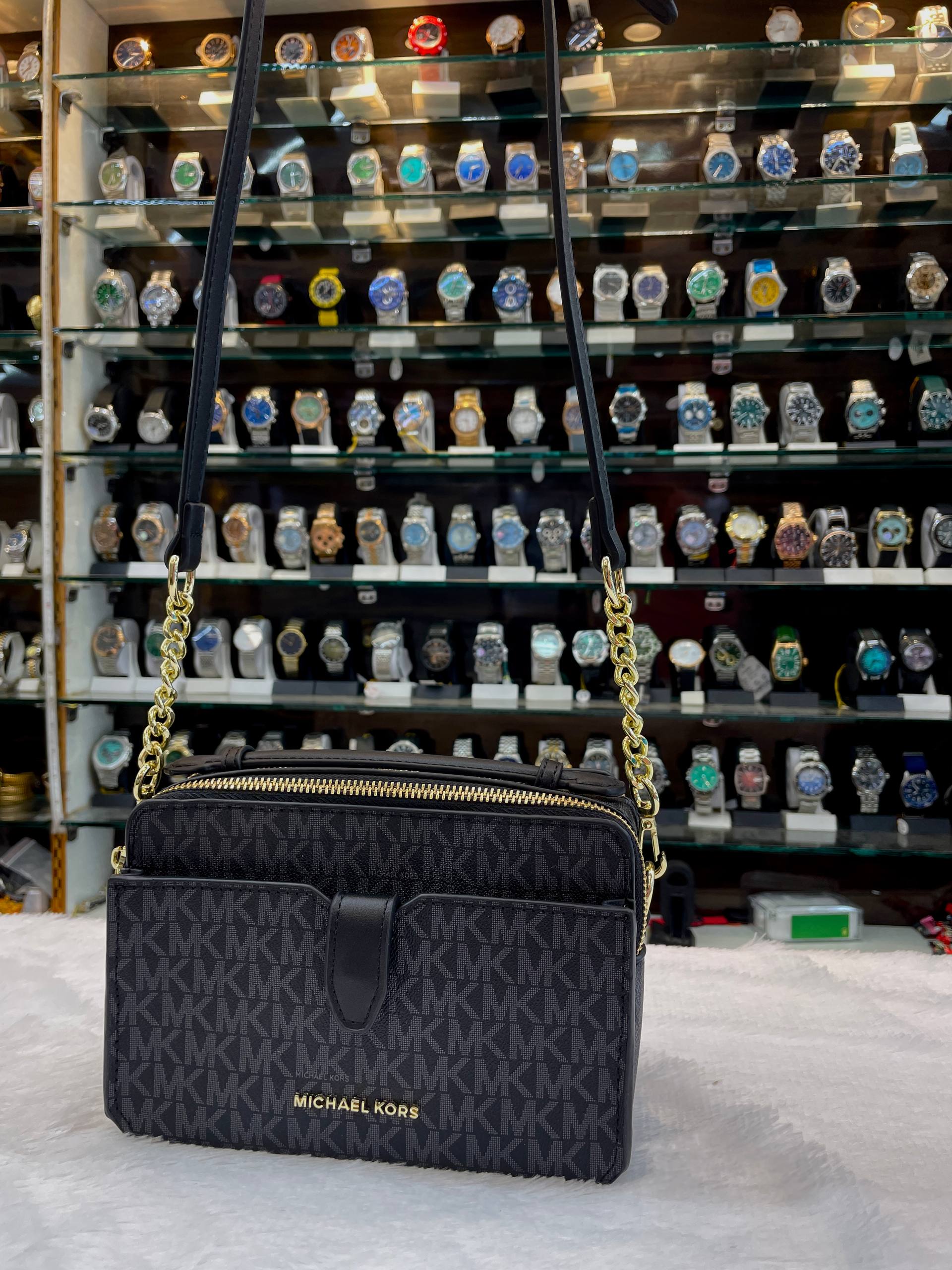 MICHAEL KORS JET SET Set CROSSBODY BAG FULL BLACK FOR GIRLS