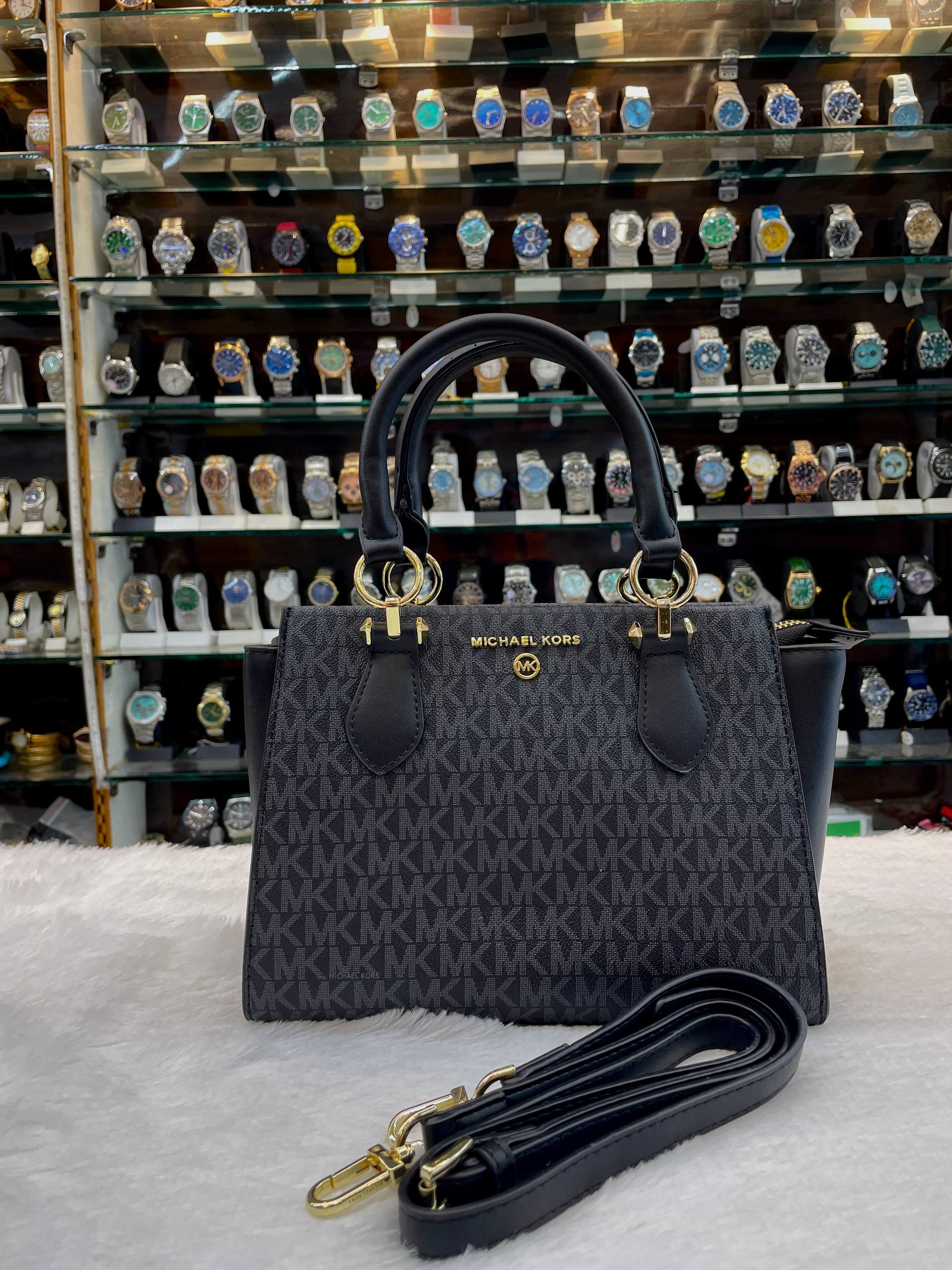 MICHAEL KORS MARILYN SATCHEL BAG FOR GIRLS 🤩 BLACK