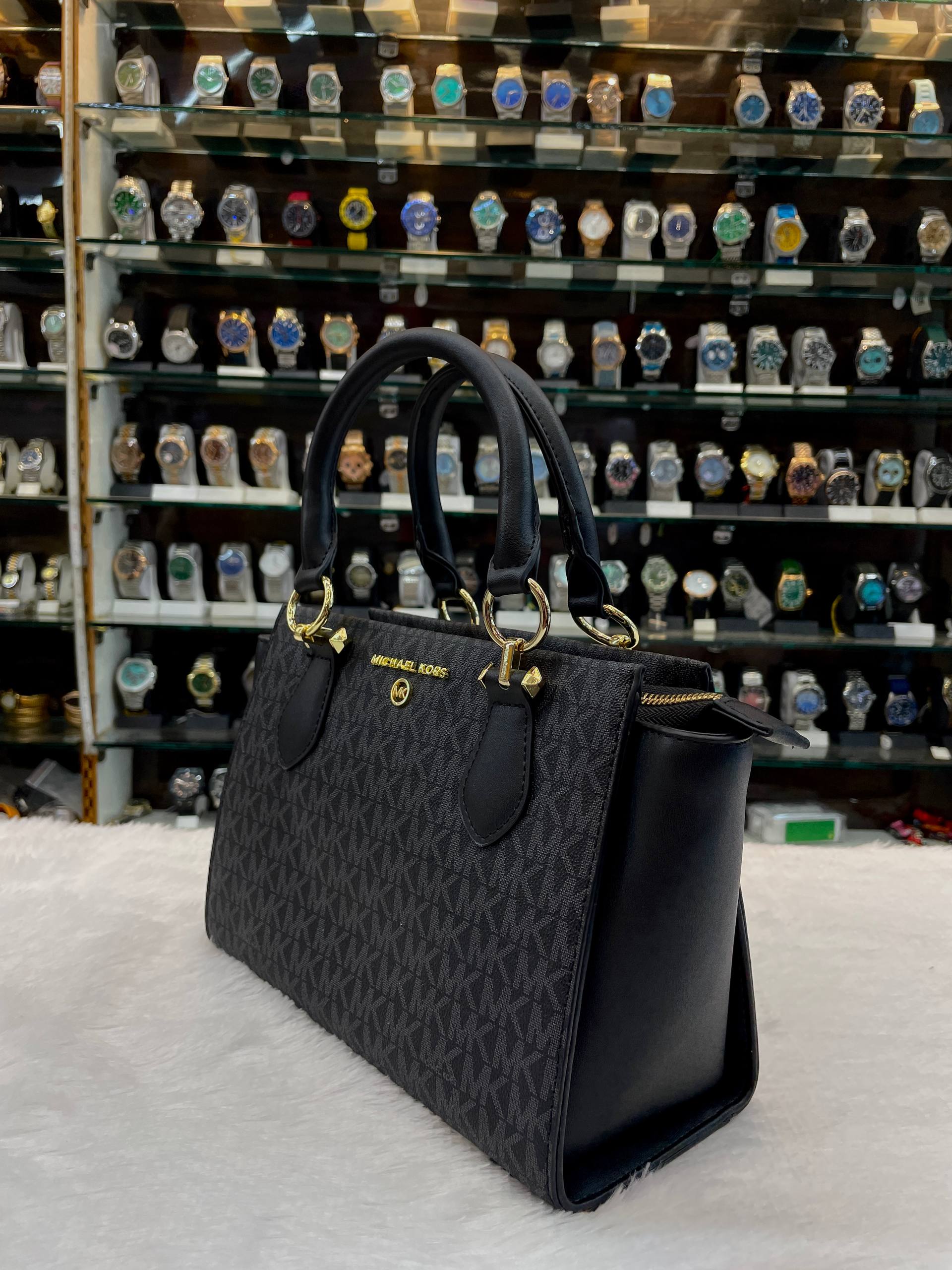 MICHAEL KORS MARILYN SATCHEL BAG FOR GIRLS 🤩 BLACK