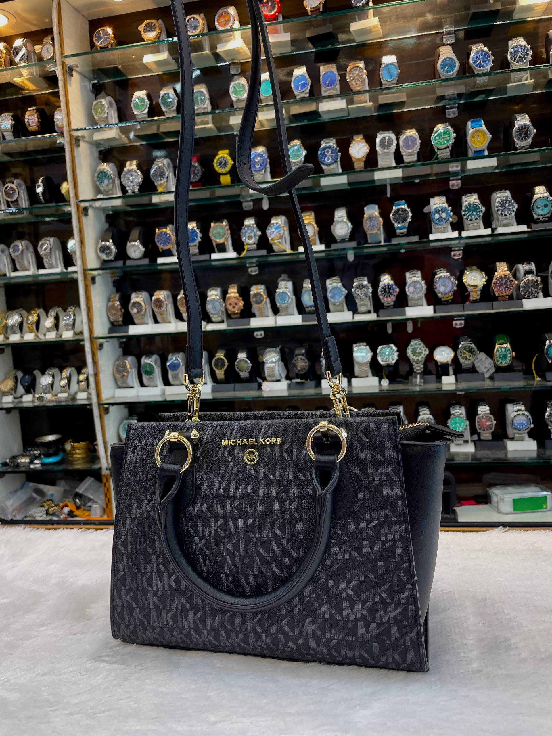 MICHAEL KORS MARILYN SATCHEL BAG FOR GIRLS 🤩 BLACK