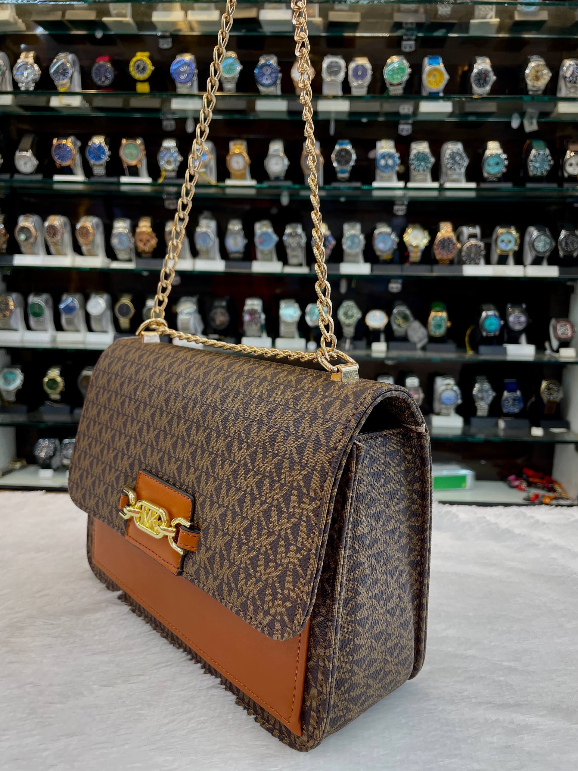 MICHAEL KORS (MK) HEATHER SLING BAG 2PCS SET