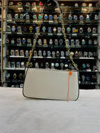 MICHAEL KORS EMPIRE MEDIUM CHAIN-LINK POCHETTE PREMIUM SLING BAG