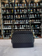 MICHAEL KORS MK JET SET CHARM DOME CROSSBODY BAG FOR GIRLS 🤩 BLACK
