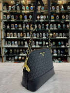 MICHAEL KORS MK JET SET CHARM DOME CROSSBODY BAG FOR GIRLS 🤩 BLACK