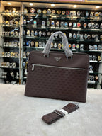 Georgia Armani Brown Laptop bag in heavy quality