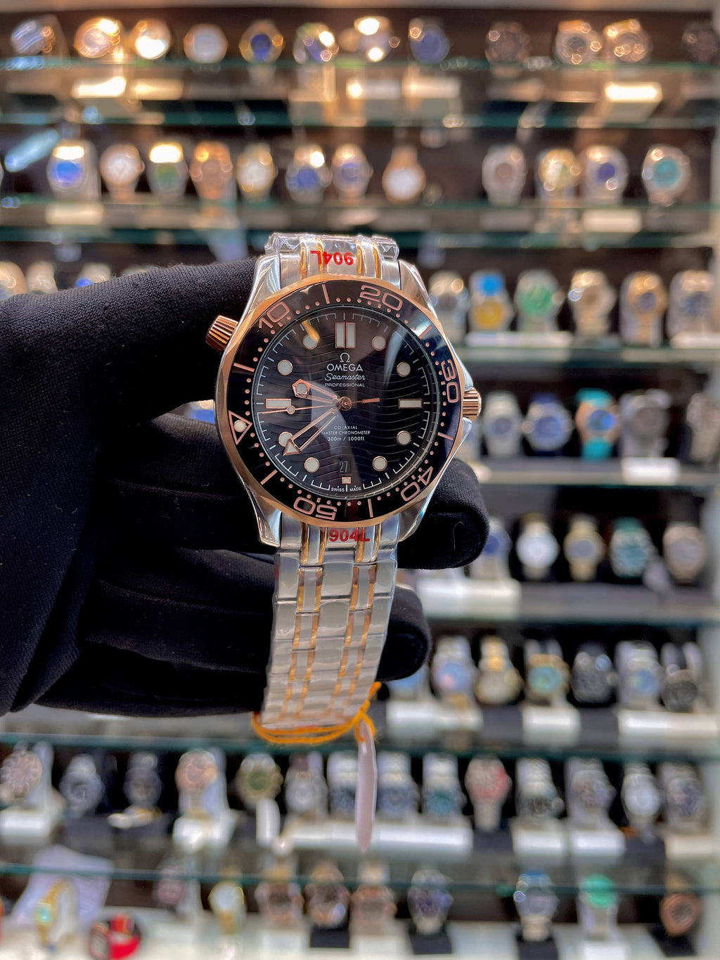 OMEGA SEAMASTER DIVER 300M, 42 MM IN MASTER PIECE 🤩 DUAL TONE 🥇 BLACK