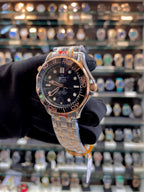 OMEGA SEAMASTER DIVER 300M, 42 MM IN MASTER PIECE 🤩 DUAL TONE 🥇 BLACK