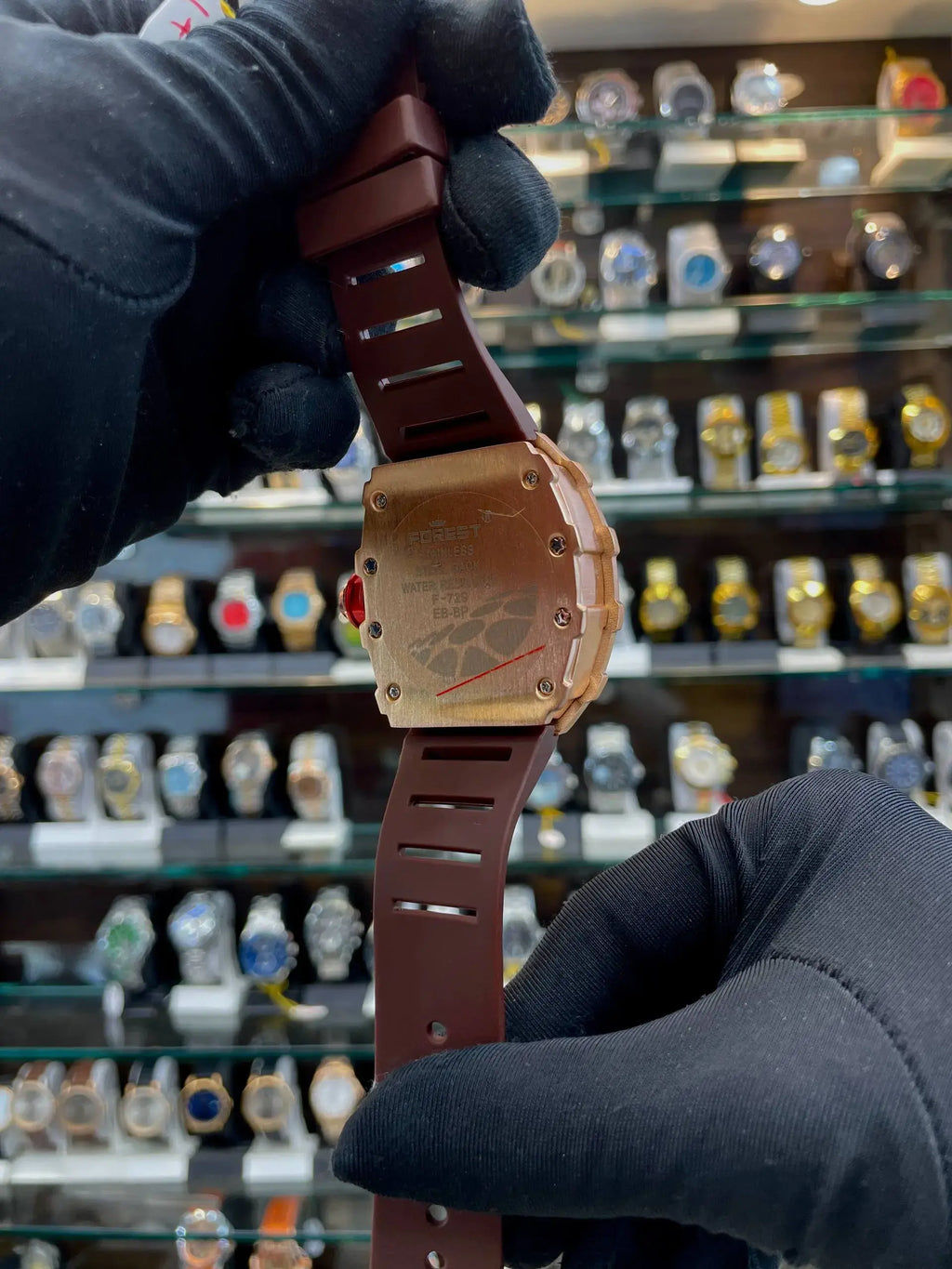 Forest looks like richard mille screw on body