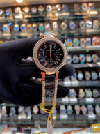 MICHAEL KORS (MK) NOW IN CHRONO WORKING ✅ FOR GIRLS 🔥 BOLD DIAL BLACK 🖤