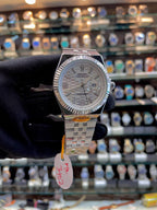 ROLEX LAND DWELLER SILVER 🥈 FOR MENS QUARTZ