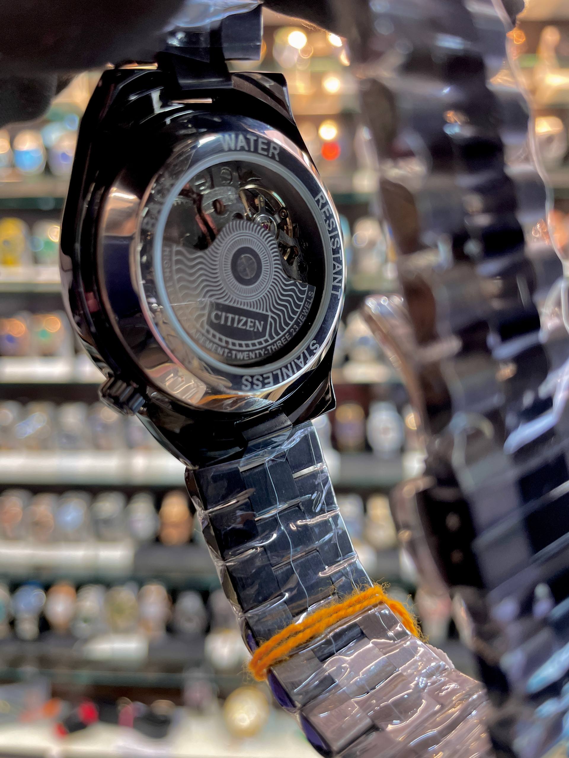 CITIZEN TSUYOSA TRANSPARENT FULL BLACK 🖤  FOR MENS