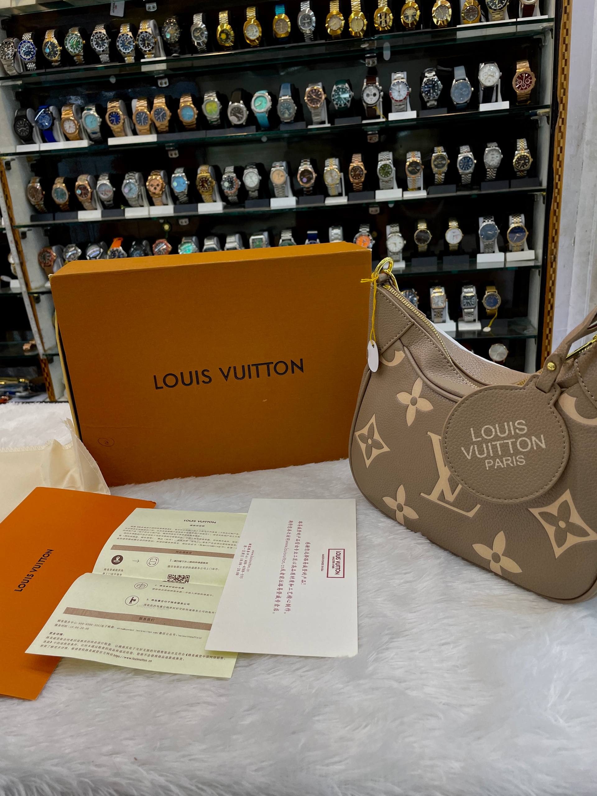 Louis Vuitton (LV) Bagatelle now in Master Piece for girls