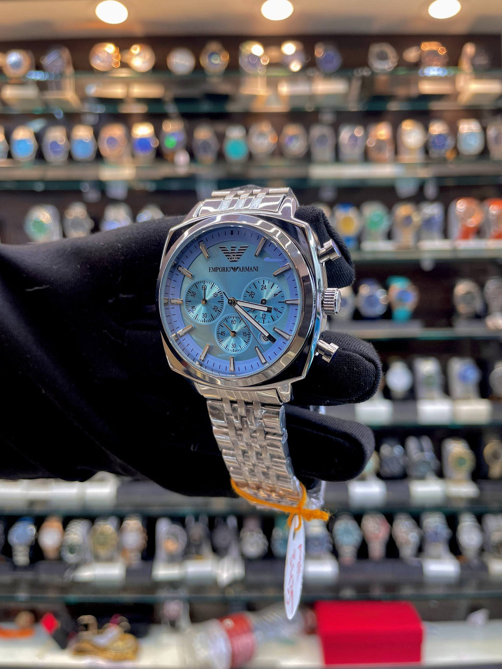 EMPORIO ARMANI SQUARE BODY ✨ FOR MENS BLUE 💙