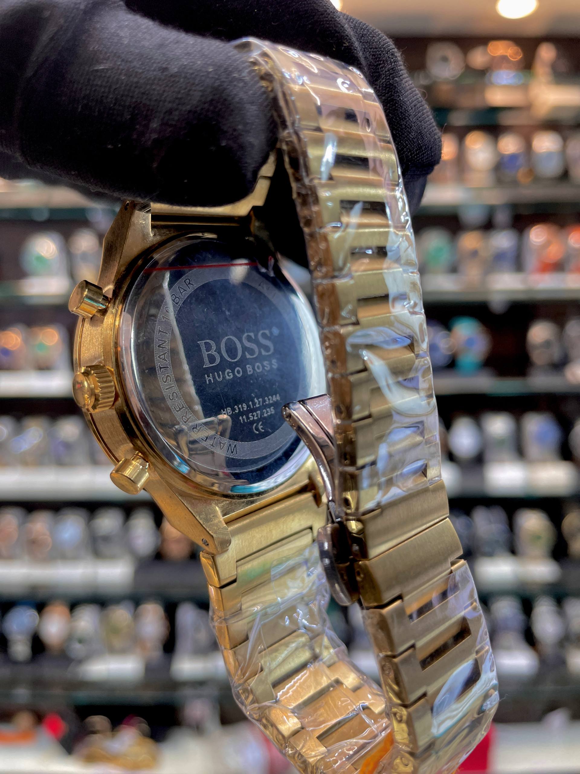 BOSS CANDOR CHRONOGRAPH WATCH FOR MENS GOLD 🥇