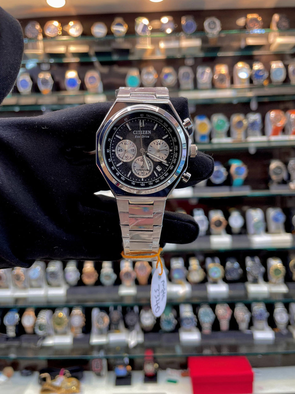 CITIZEN ECO-DRIVE TITANIUM FOR MENS BLACK 🖤