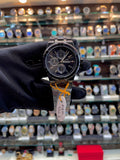 MAURICE LACORIX CHRONOGRAPH FOR MENS  FULL BLACK 🖤