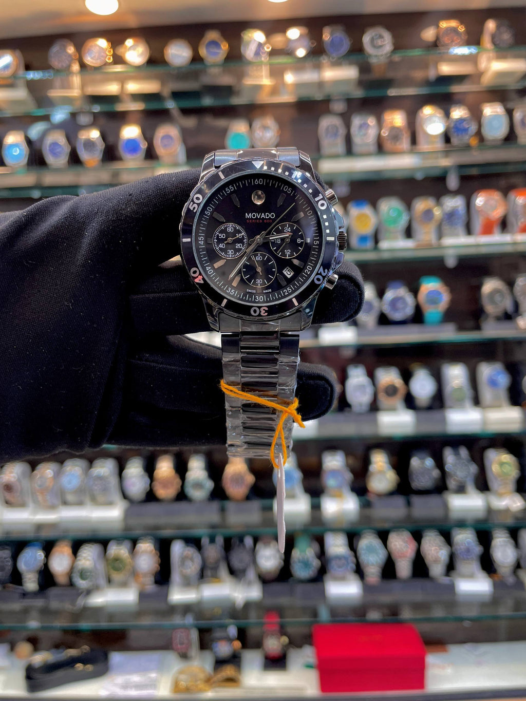 MOVADO CHRONOGRAPH FULL BLACK 🖤 FOR MENS