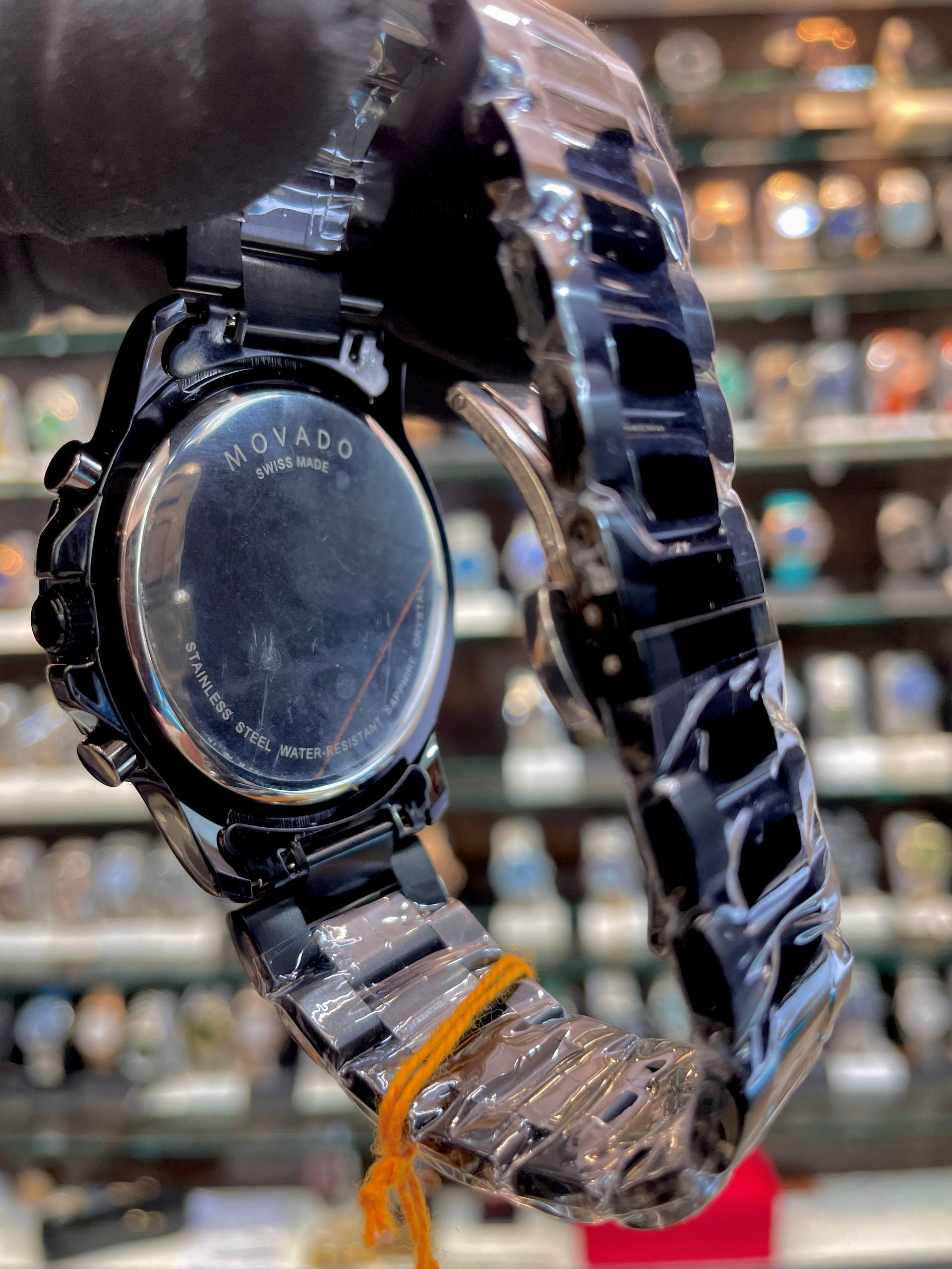 MOVADO CHRONOGRAPH FULL BLACK 🖤 FOR MENS