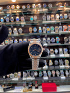 ROLEX DATE JUST FOR GIRLS UNDER BUDGET BLUE 💙 DIAL DUAL TONE
