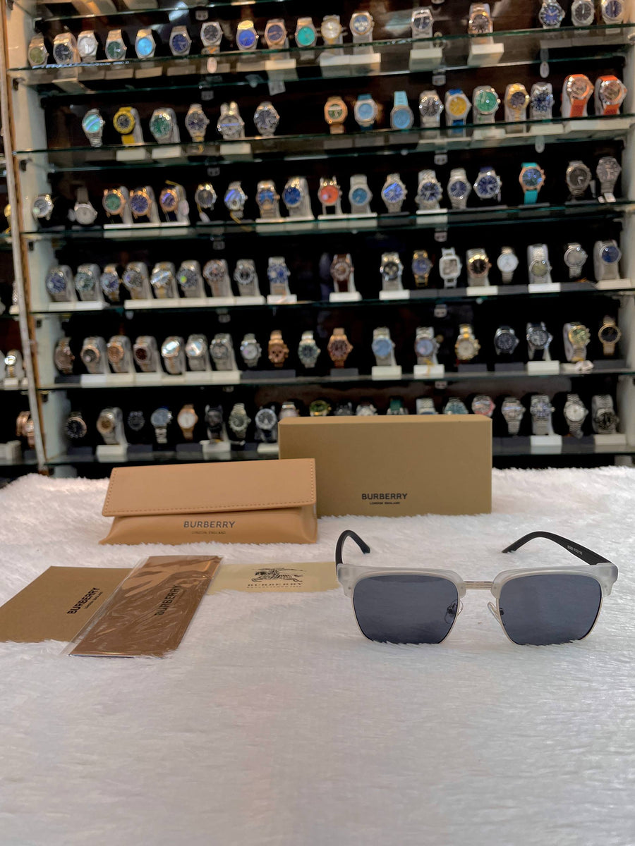 BURBERRY MENS GLASSES 🤓 IN SEMI-FRAME  HEAVY QUALITY