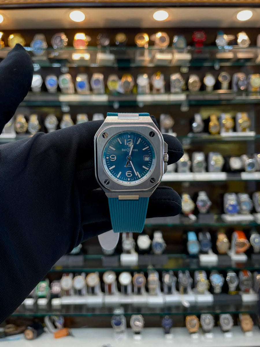 Bell & ross br 05 GMT Sky blue 41 MM in master piece