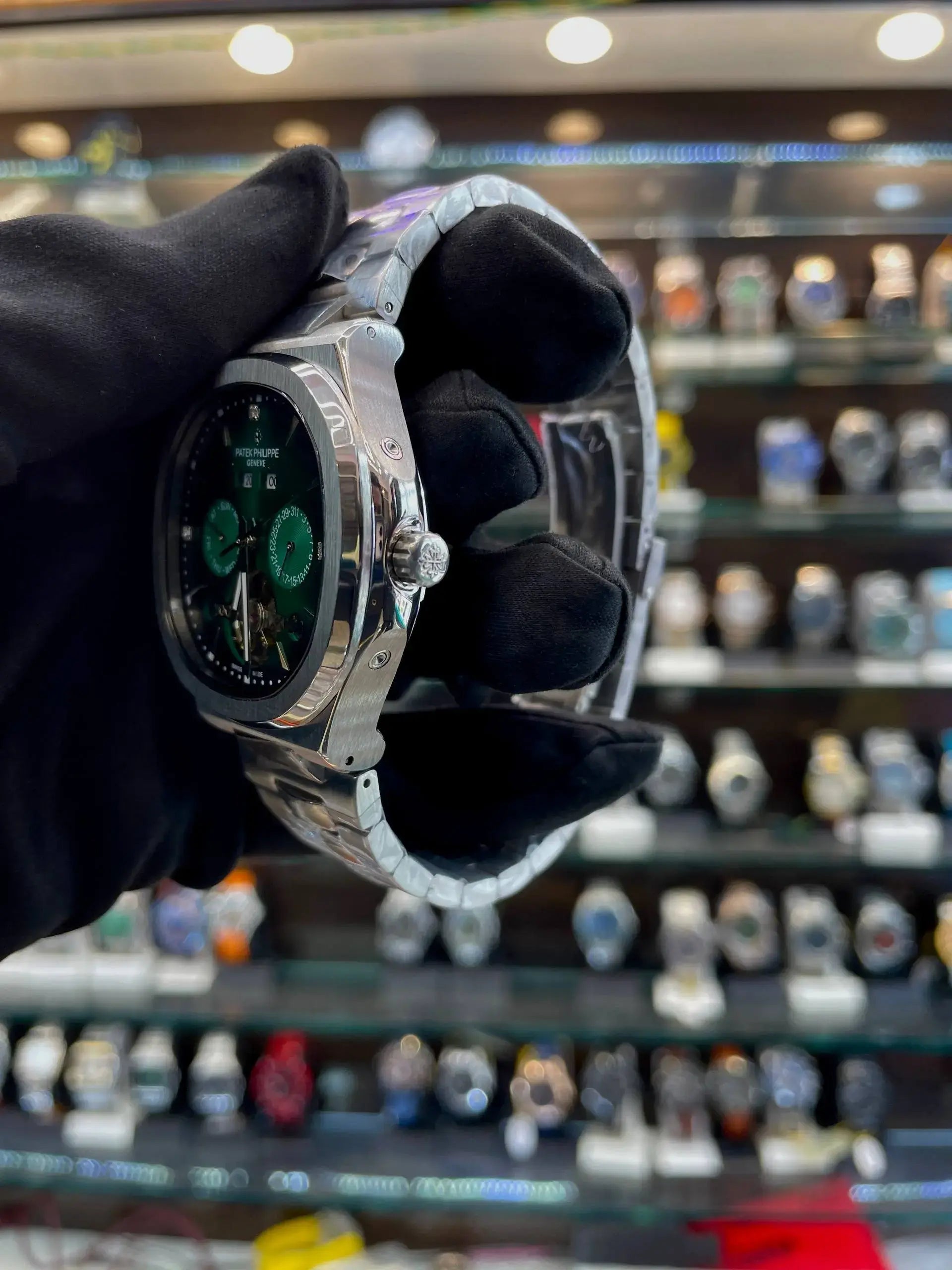 Patek phillipe in chrono automatic machine metal body