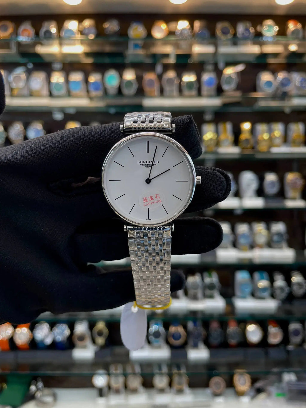 Longines le grande classique now in slim master piece white dial