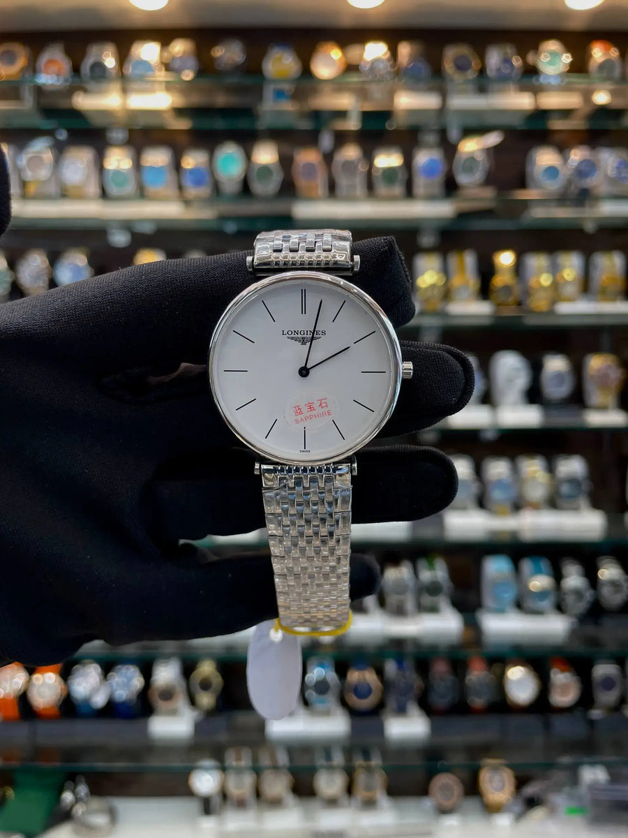 Longines le grande classique now in slim master piece white dial