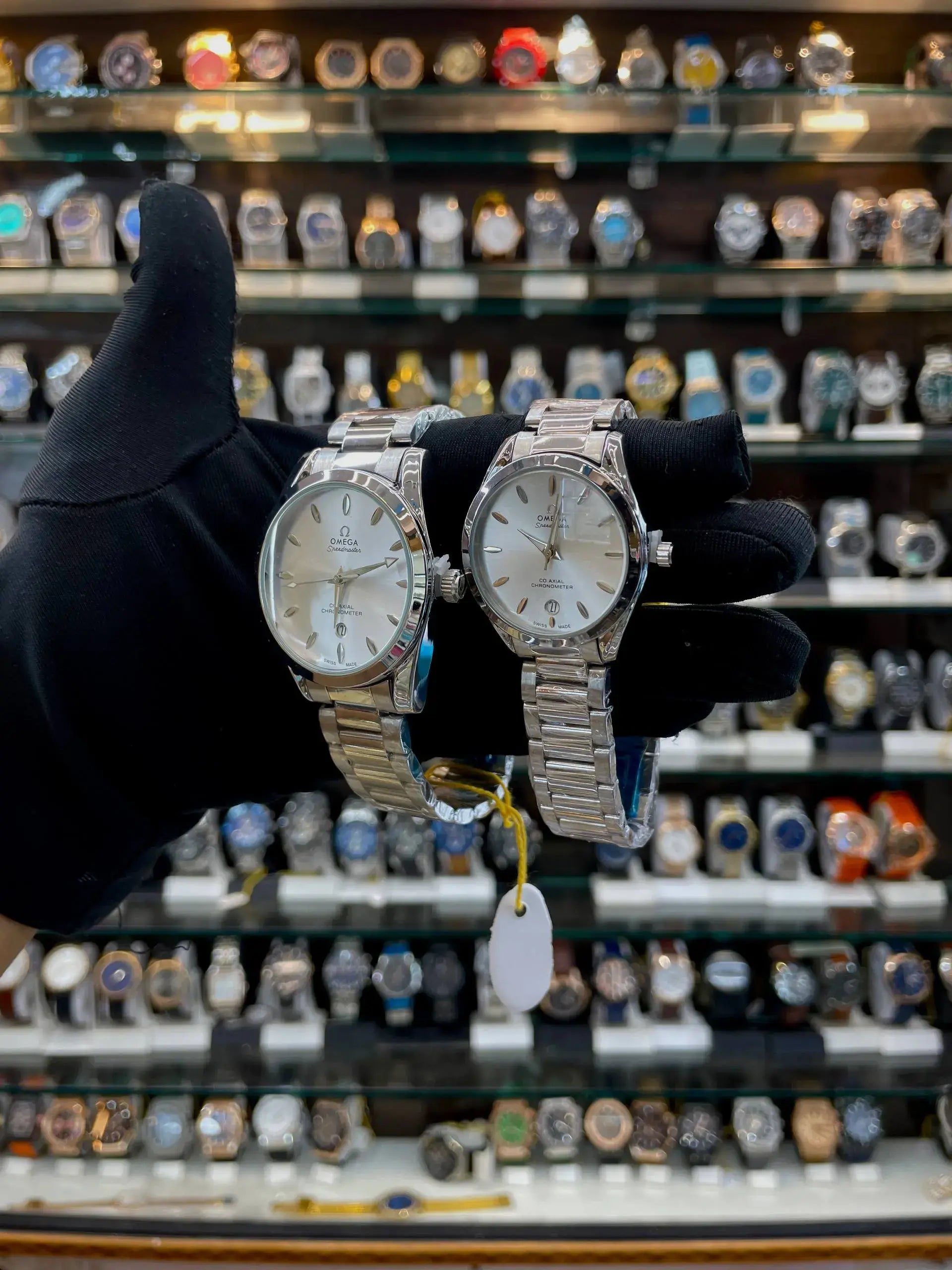 Omega seamaster now in couple set