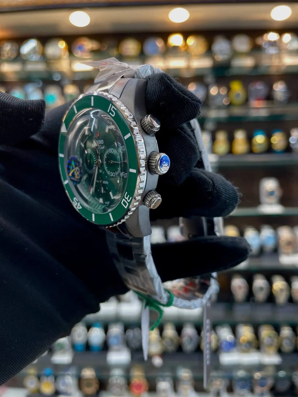 Rado captain Cook chrono now in master piece green