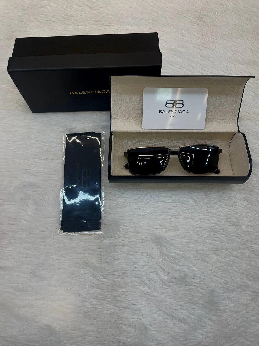 Balenciaga rectangle frame for mens in master piece
