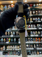 Breitling navimeter chronograph in leather