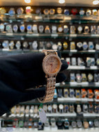 Rose gold dial diamond on dial & body