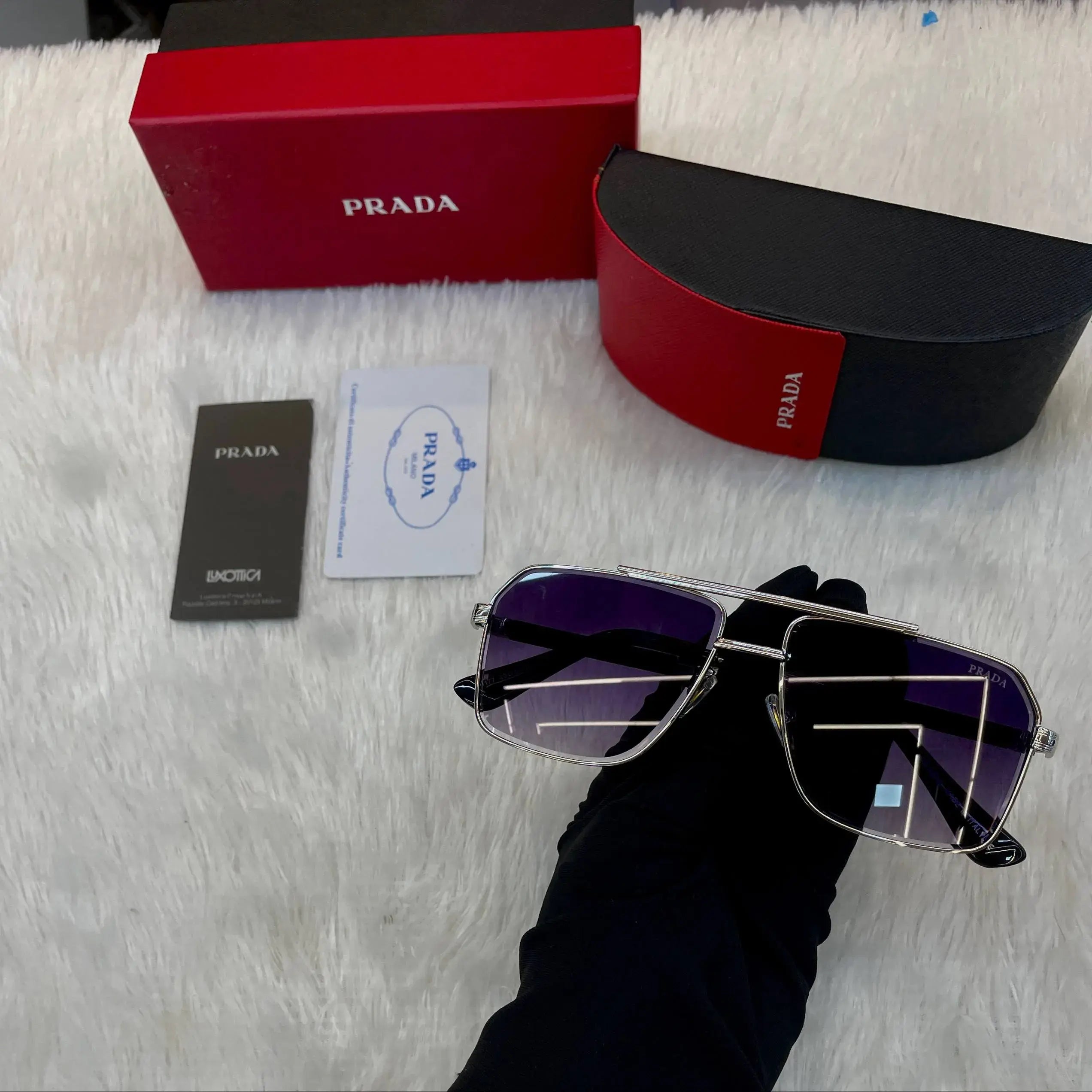 Prada mens casual wear glasses in master piece