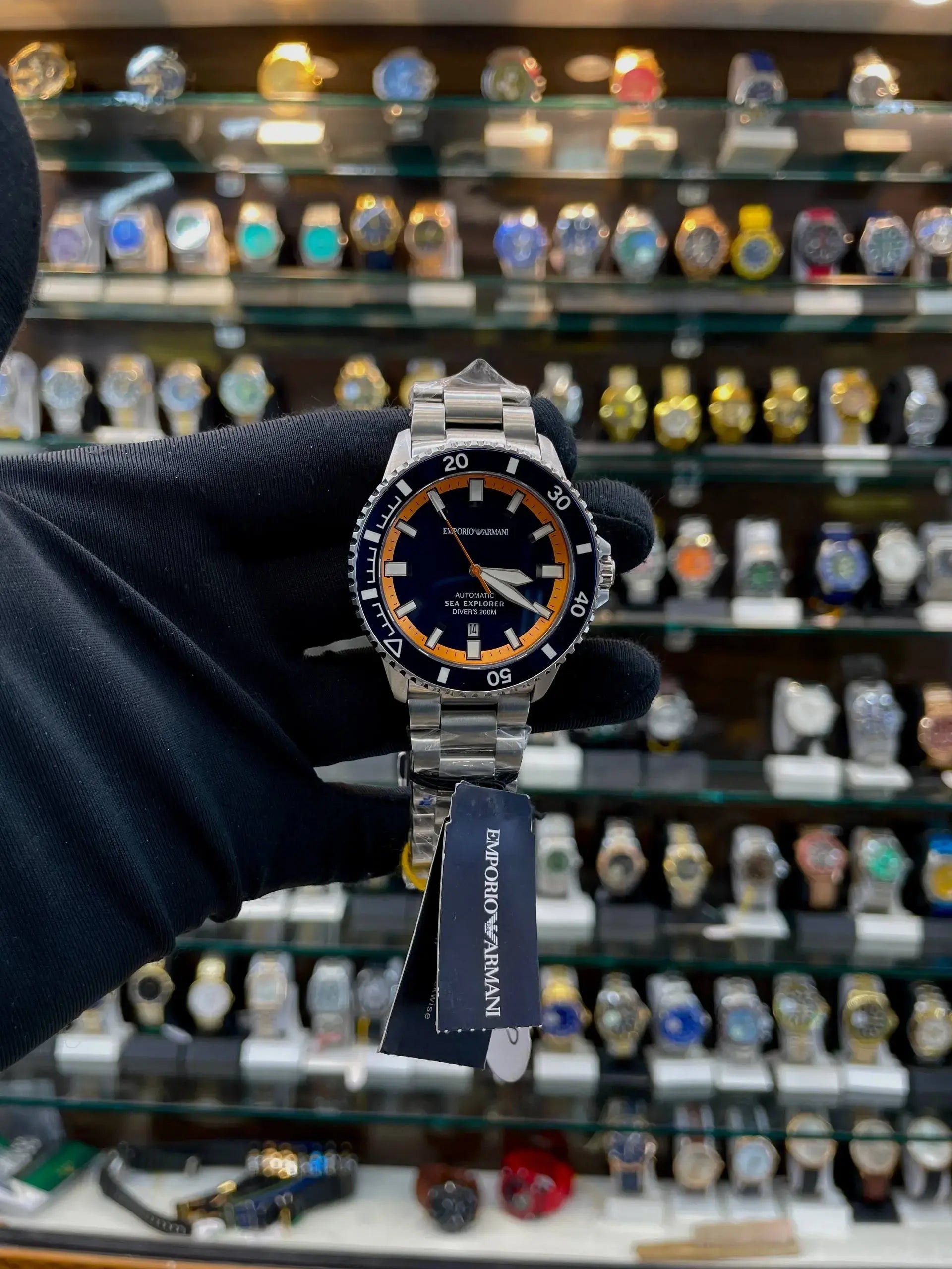 Emporio Armani sea explorer divers 200m in master piece