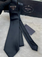 Prada re-nylon premium tie for mens black