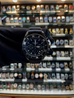 Emporio Armani 100meters chronograph for mens full black