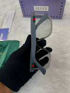 Gucci transparent frame for mens in master piece