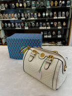 Tory burch monogram mini sling bag for girls