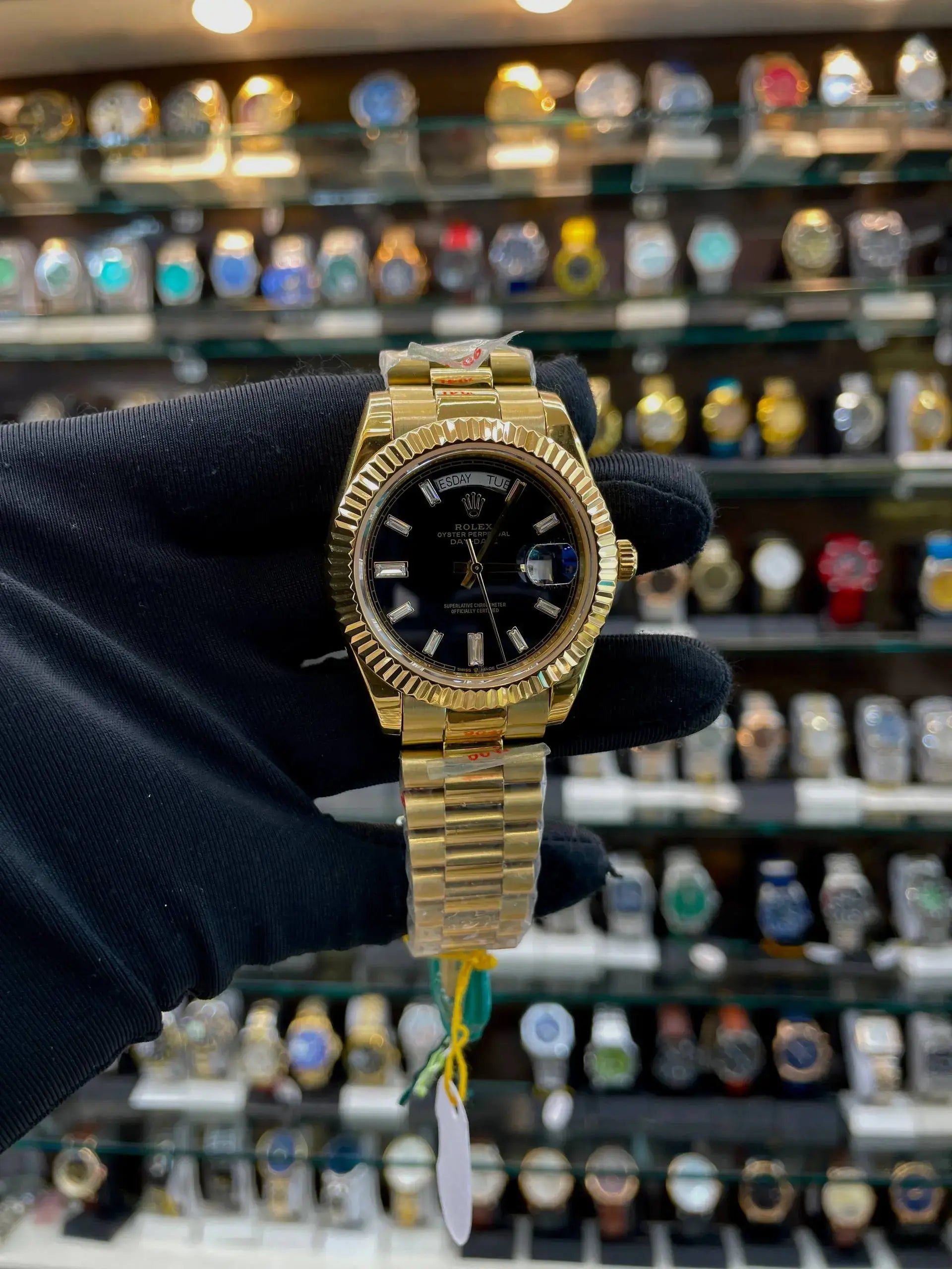 Rolex day-date 40mm yellow gold in master piece