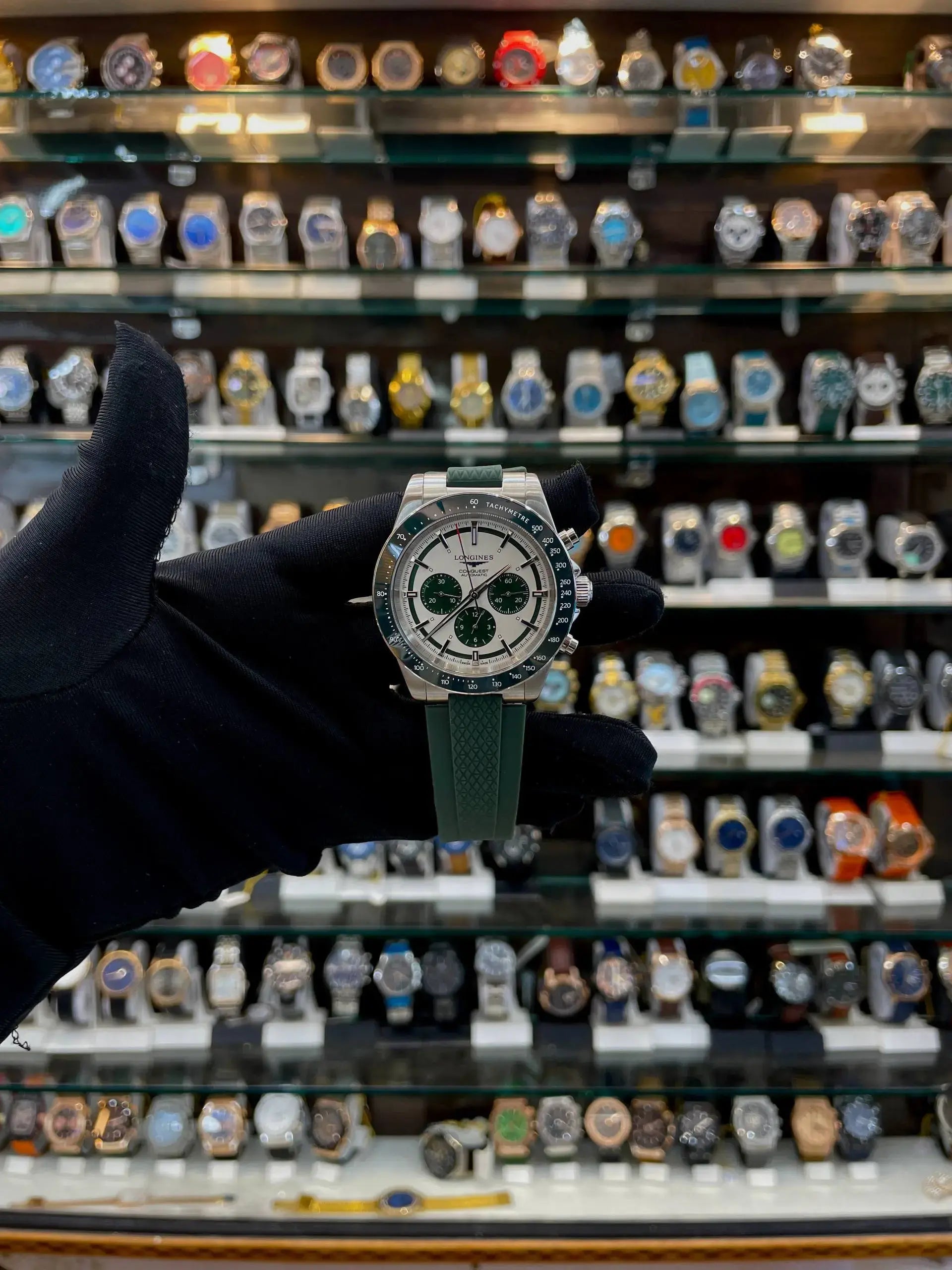 Longines conquest chronograph now in master piece