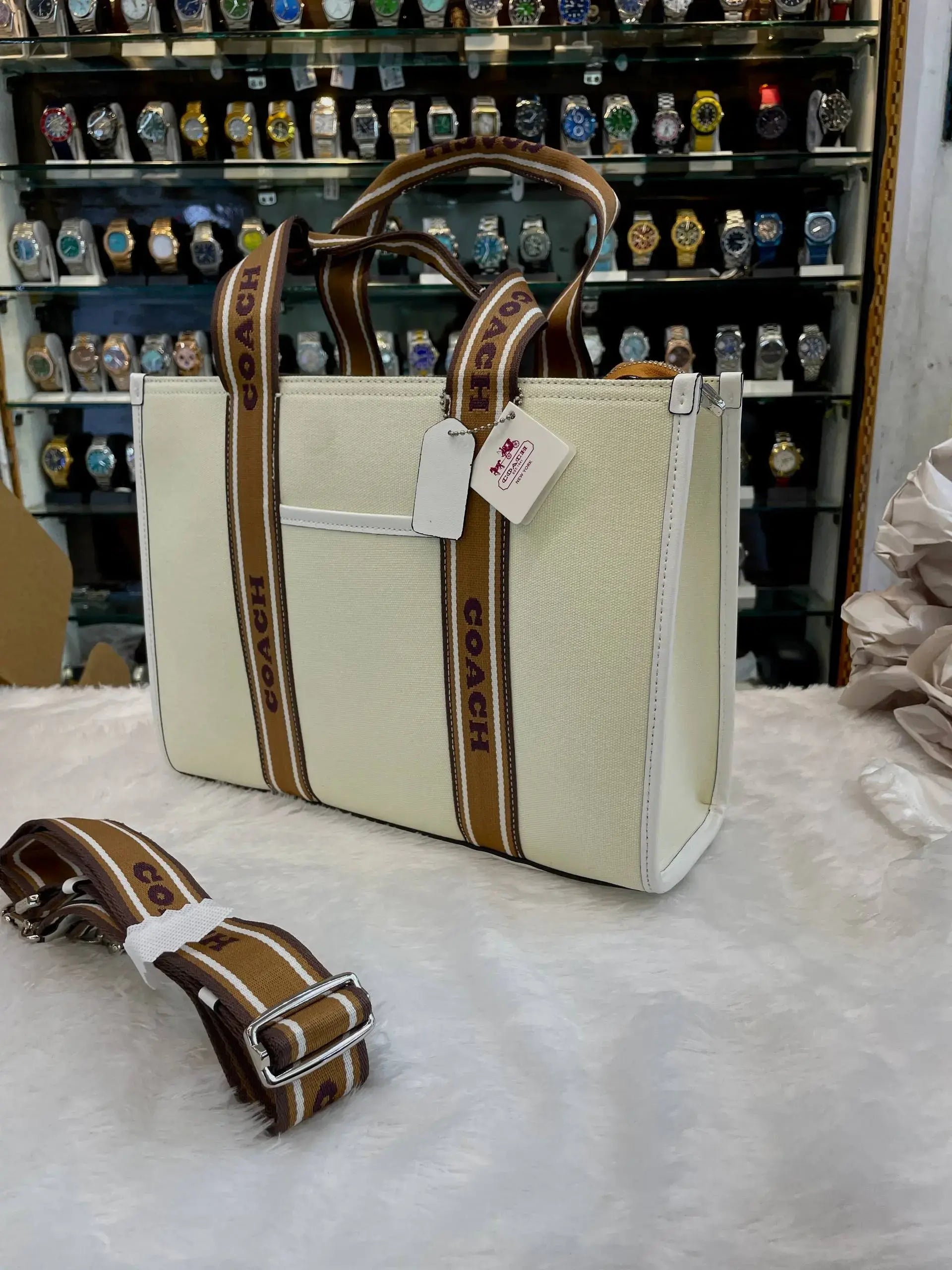 Coach premium sling bag for girls white