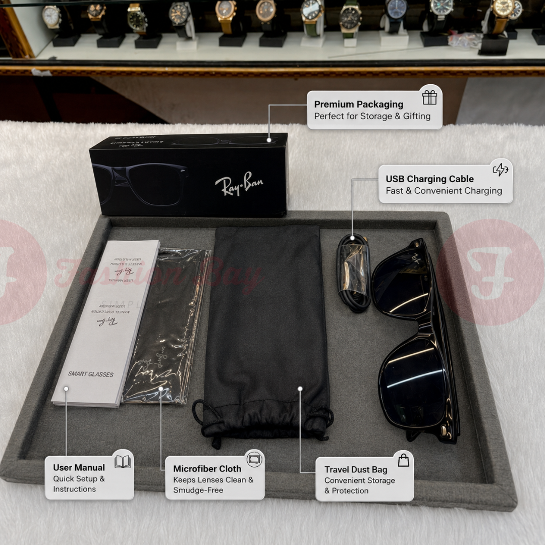 RAYBAN WAYFARER UNISEX SMART GLASSES 🤓