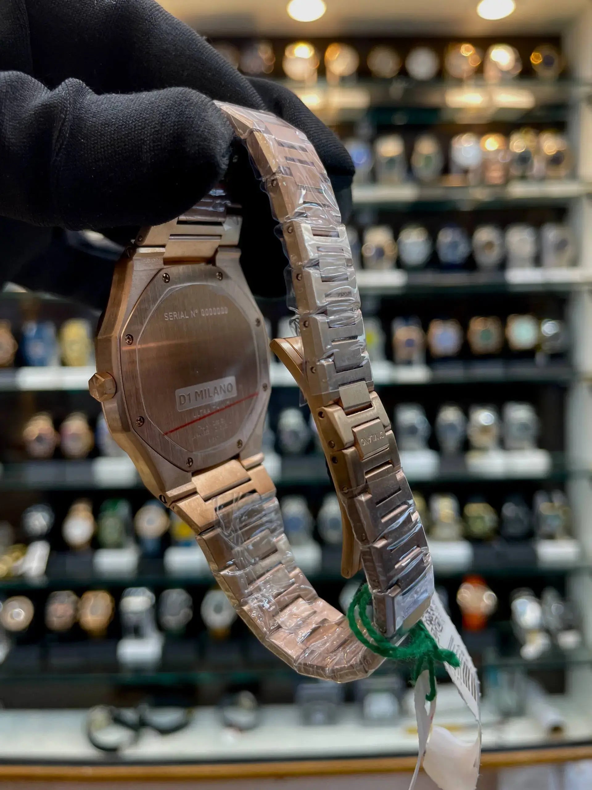 Di Milano ultra thin rose gold toned in master piece for mens