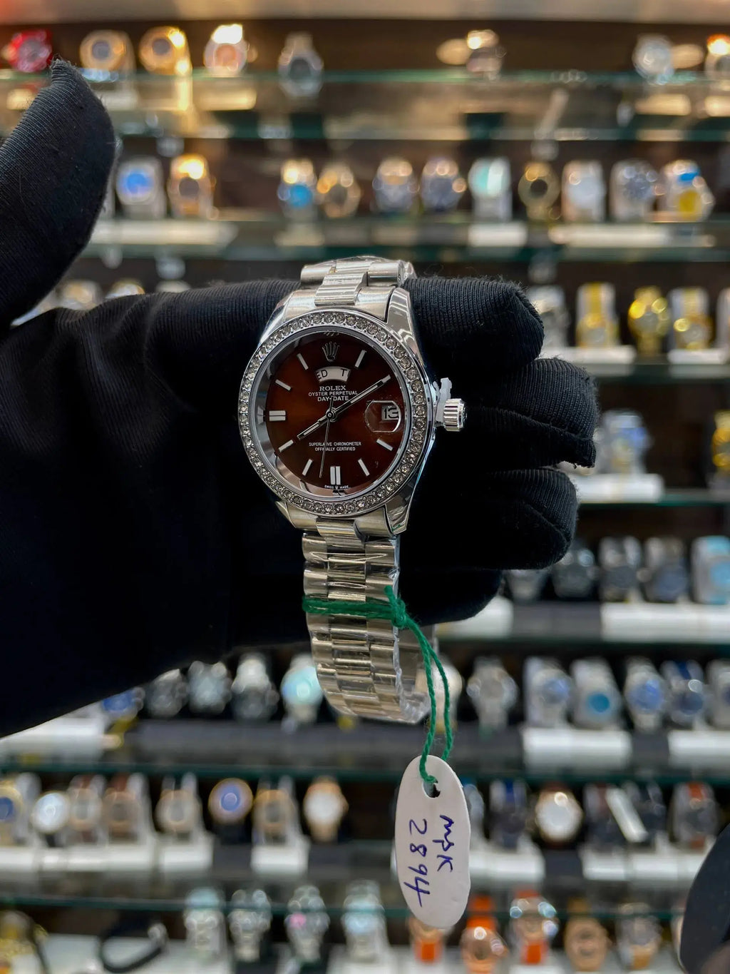 Rolex day-date for girls under budget brown dial
