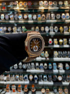 Patek phillipe nautilus chronograph in master piece brown