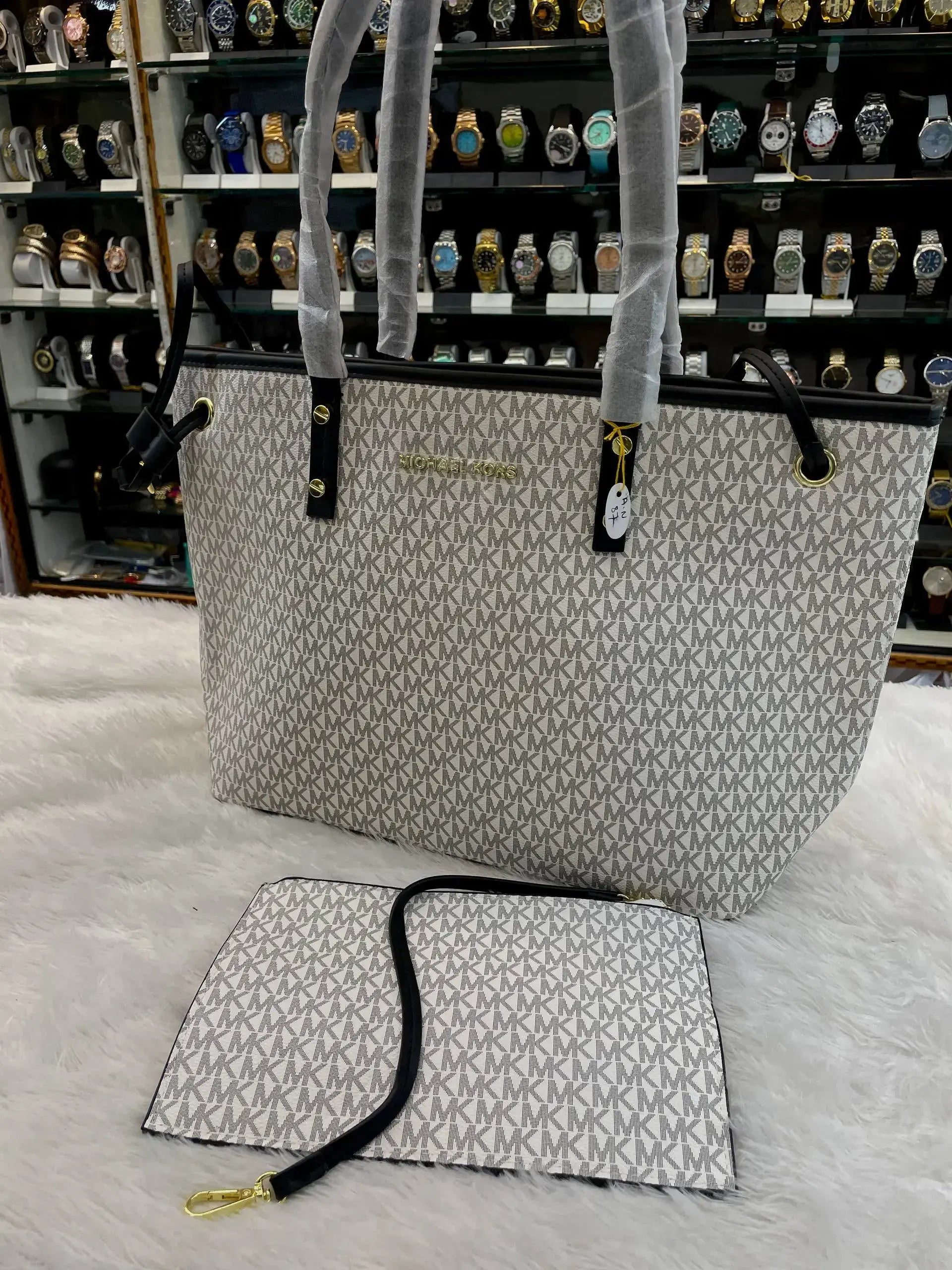 Michael Kors tote bag with pouch for girls