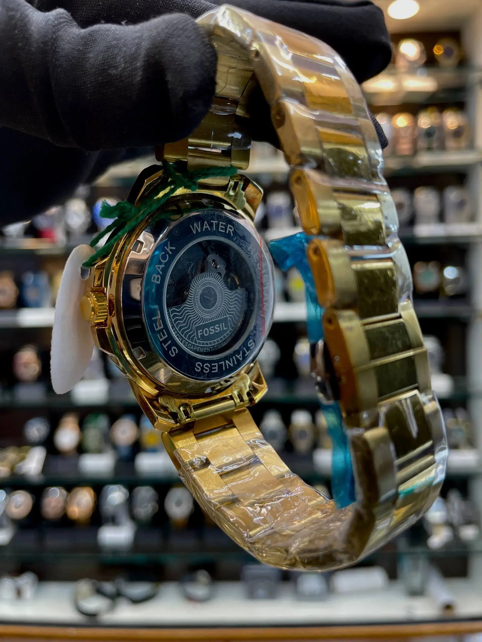 Fossil now in automatic  for mens full gold